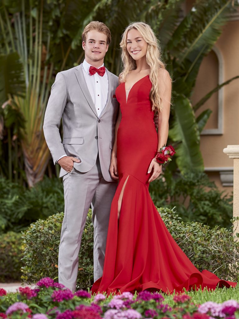 Red Prom Dress and Date